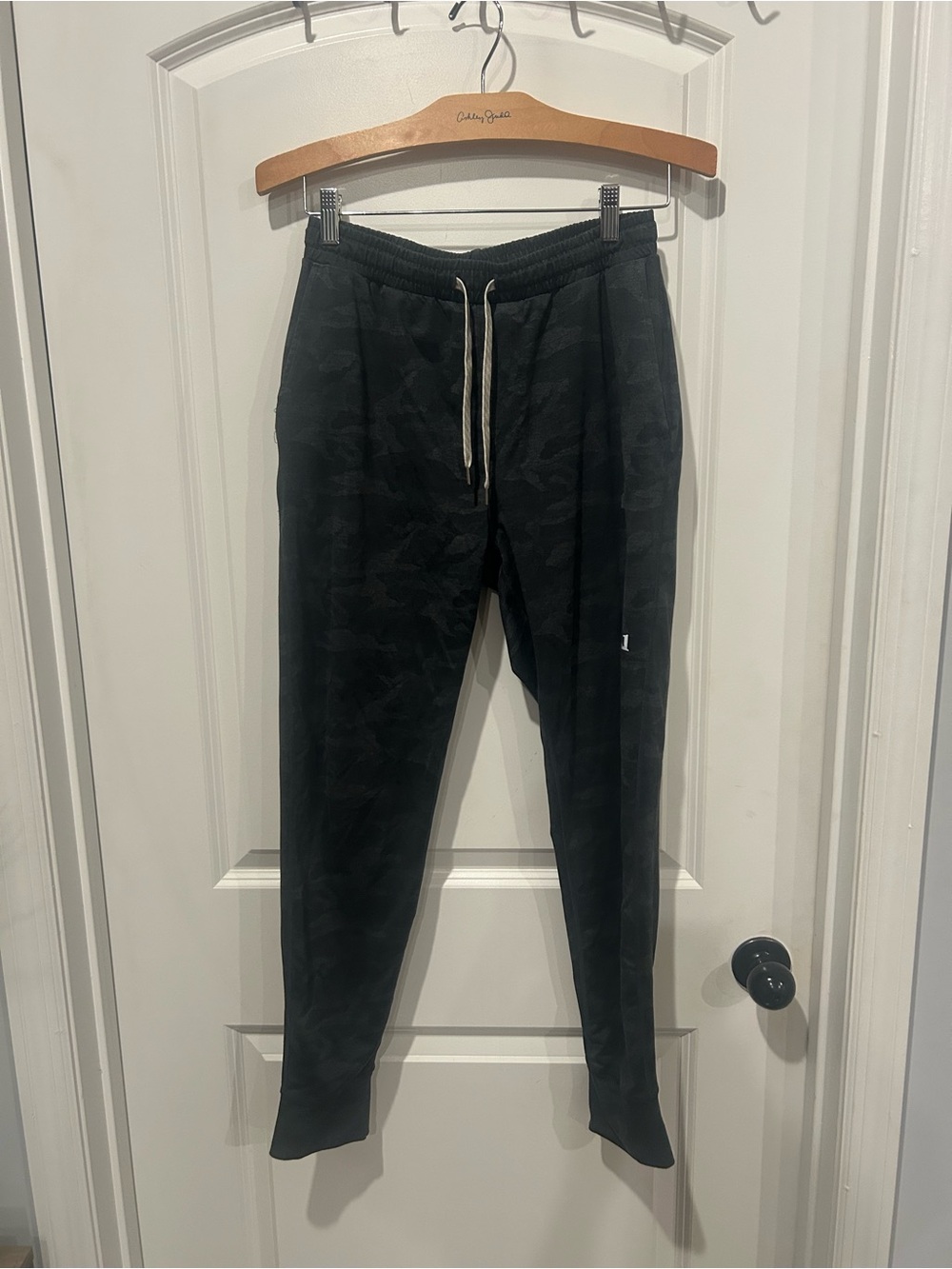 Vuori Black Camo Joggers with Drawstring
